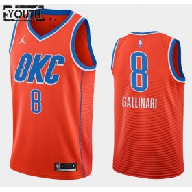 Dres Oklahoma City Thunder Danilo Gallinari 8 2020-21 Jordan Brand Statement Edition Swingman - Dječji